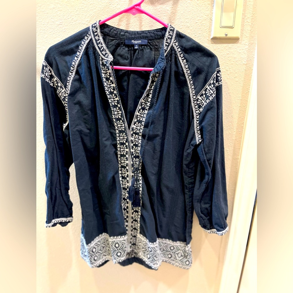 Madewell Boho Top, Small